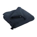 Couvre - lit double gaze de coton marine 150x150 cm - bleu marine - terre de nuit