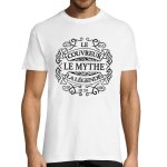 T - shirt homme - couvreur le mythe la lgende - coton - manches courtes - col arrondi