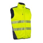 Coverguard - gilet de travail chaud sans manches ripstop hv jaune réversible et imperméable yoru Coverguard - gilet de travail chaud sans manches ripstop hv jaune réversible et imperméable yoru