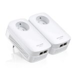 Cpl 2000 mbps - tp - link tl - pa9025p kit - prise cpl avec 2 ports gigabit avec prise intégrée - boitier ... Cpl 2000 mbps - tp - link tl - pa9025p kit - prise cpl avec 2 ports gigabit avec prise intégrée - boitier ...