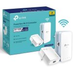 Cpl wifi ac750 mbps + cpl 1000 mbps - tp - link tl - wpa7517 kit - port ethernet gigabit - id�ale pour ...