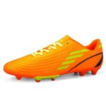 Crampons de football - ootday - gar�on - antid�rapants - moul�s - respirants - orange
