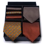 Cravate homme - insfity - lot de 3 classique elegant tiss�e jacquard - multicolores - style 45