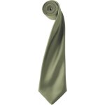 Cravate en satin femme premier colours - green olive - tu