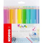 24 crayons de couleur - pastel - enfant - dessin - loisirs créatifs 24 crayons de couleur - pastel - enfant - dessin - loisirs créatifs