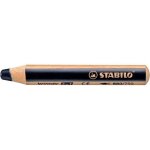 Crayon de couleur - stabilo - woody - noir - extra tendre - aquarellable - mixte Crayon de couleur - stabilo - woody - noir - extra tendre - aquarellable - mixte