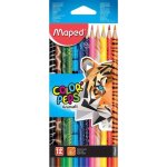 Crayon de couleur - maped - color peps animals - triangulaire - 12 pièces - mine 29 mm Crayon de couleur - maped - color peps animals - triangulaire - 12 pièces - mine 29 mm