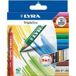 Crayon de couleur triple one d6. 25mm - �tui de 12