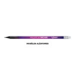Crayon graphite - hb - avec embout gomme - pour l�cole - maped black peps