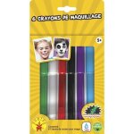 Crayons de maquillage  leau - rubies - 6 couleurs - pour enfants  partir de 3 ans