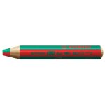 Crayon multi - talents - woody - 3 in 1 duo - rouge - vert fonc� - mine xxl 10 mm