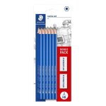 Crayon à papier - staedler - norica - lot de 12 - hb - 2 gommes incluses Crayon à papier - staedler - norica - lot de 12 - hb - 2 gommes incluses