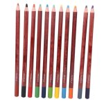 Crayons pastel - omabeta - 12pcs - tige en bois - professionnel - mixte