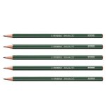 Crayon - stabilo - othello héxagonal 4h - lot de 5 - graphite - haute qualité Crayon - stabilo - othello héxagonal 4h - lot de 5 - graphite - haute qualité
