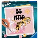 Creart be wild 20x20 cm - peinture par numros ? ds 12 ans ? ravensburger - 23665