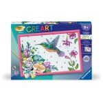 Creart kids 31x21cm colibri et fleurs exotiques kit de peinture par numéros numéro dart dès 7 ans 25851 ... Creart kids 31x21cm colibri et fleurs exotiques kit de peinture par numéros numéro dart dès 7 ans 25851 ...