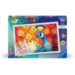 Creart kids 31x21cm paon kit de peinture par numéros numéro dart dès 9 ans 25907 ravensburger Creart kids 31x21cm paon kit de peinture par numéros numéro dart dès 9 ans 25907 ravensburger