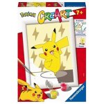 Peinture par numros - creart - pikachu - multicolore - pour enfants  partir de 6 ans - ravensburger ...