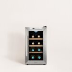 Cave � vin - create - winecooler wood s - 8 bouteilles - �clairage led - temp�rature 11 - 18�c