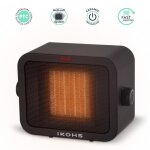 Create - chauffage en c�ramique 1500w noir - warm box