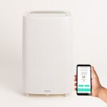 Create - climatiseur portable 4 en 1 wi - fi 14000 btu avec pompe � chaleur blanc - silkair connect elite ...