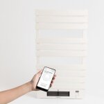 Create - s�che - serviettes �lectrique avec chauffage et wifi 500 / 1500w blanc - warm towel pro