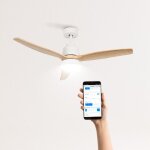 Ventilateur de plafond - create - wind stylance - silencieux - bois - t�l�commande