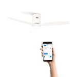 Ventilateur de plafond - create - avec lumi�re - blanc - �132 cm - fonction �t� / hiver