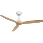 Ventilateur de plafond - create - wind wood - 75w - �132 cm - silencieux - t�l�commande