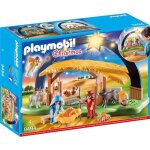 Crche de nol illumine playmobil 9494 - mixte - a partir de 4 ans