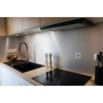 Crédence réversible en aluminium brossé - aluminium brut - l: 100 cm - l: 50 cm - e: 3 mm - aluminum ... Crédence réversible en aluminium brossé - aluminium brut - l: 100 cm - l: 50 cm - e: 3 mm - aluminum ...