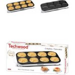 Crpire - techwood - mini crpes et pancakes - 1500w - revtement anti - adhsif - 8 crpes