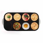 Crêpière maxi crêpes / pancakes party avec revêtement anti - adhésif - 8 personnes - 1500w doc186 Crêpière maxi crêpes / pancakes party avec revêtement anti - adhésif - 8 personnes - 1500w doc186