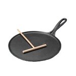 Crpire tradition et rteau - noir : 27 cm - lecreuset - crpire - diamtre 27 cm - fonte
