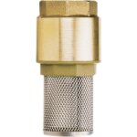 Cr�pine - laiton - 33 / 42 - retient leau - �vite le d�samor�age - clapet inclus