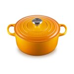 Le creuset cocotte ronde evolution en fonte maille 24 cm nectar