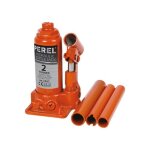 Cric hydraulique - perel - 2 tonnes - acier - 158 x 308 cm - universel