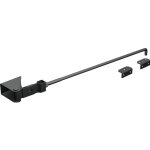 Crochet et chape - generique - crochet et chape pour volets battants - long. 578mm - diam�tre 8mm