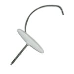 Crochet  ptrir - krups - robot mnager - blanc - accessoire - compatible tefal moulinex