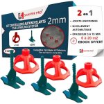 Croisillons carrelage autonivelant - shaffer pro - 200 clips + 100 cadrans - système à visser - hauteur ... Croisillons carrelage autonivelant - shaffer pro - 200 clips + 100 cadrans - système à visser - hauteur ...