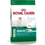 Croquettes - royal canin - mini adulte + 8 - 8 kg - petit chien - saveur volaille mas riz