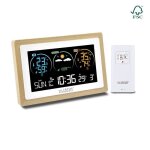 Station m�t�o - la crosse technology - ws6283w - mac - �cran color� - contour bois - int�rieur