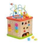 Cube dactivit� xxl - goki - jeux premier �ge - bois - int�rieur - 24 mois et plus