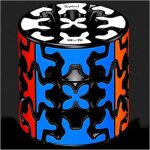 Cube de rubik - qiyi - gear barrel 3x3 - multicolore - bordes noirs - pour enfants à partir de 8 ans Cube de rubik - qiyi - gear barrel 3x3 - multicolore - bordes noirs - pour enfants à partir de 8 ans