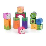 Set de 11 cubes sonores fruits - multicolore - jouets d�veil