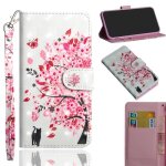 Cuir �tui pour apple iphone 13 motif peint housse pochette protection - chat darbre b298s