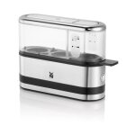 Cuiseur  oeufs wmf kitchenminis - noir et inox - capacit 2 oeufs - signal sonore de fin de cuisson