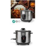Cuiseur  riz 1 l 400 w revtement antiadhsif bol amovible arrt automatique en inox
