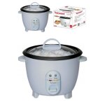 Cuiseur  riz blanc 400 w 10 l blanc servez du riz moelleux et parfaitement cuit spatule et bol doseur ...