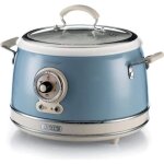 Cuiseur  riz slow cooker ariete 2904 - ligne vintage - 35 l - revtement cramique antiadhsif - 650 ...